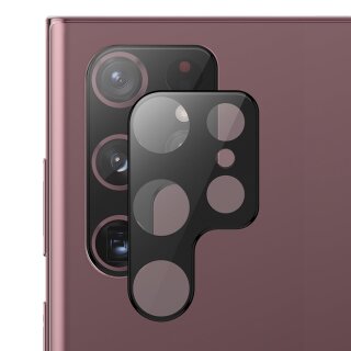 6x Kamera 9H Panzerhartglas für Samsung Galaxy S25 Ultra 3D KLAR Schwarzes ECHTES TEMPERED Panzerglas Kameraglas Kamerhartglas Kameraschutzglas Schutzglas Schutzfolie Panzerfolie