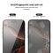 3x 9H Panzerglas für iPhone 13 FULL COVER matt Anti-Reflex mit Montagerahmen entspiegelt echtes Tempered Glass Panzerfolie Displayschutz Schutzglas Hartglas Schutzfolie Screen-Protector