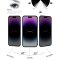 5x Anti-Spy 9H Panzerglas für iPhone 13 Pro Blickschutz mit Montagerahmen Privacy echtes Tempered Glass Panzerfolie Displayschutz Schutzfolie Schutzglas Screen Protector