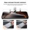 2x Blickschutz 9H Panzerglas für Samsung Galaxy S25 mit Montagerahmen ANTI-SPY Displayschutz Schutzglas Schutzfolie echtes Tempered Glass