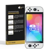 3x Displayschutz für Nintendo Switch Oled Anti-Reflex, matt, entspiegelt Schutzfolie Folie Screen-Protector