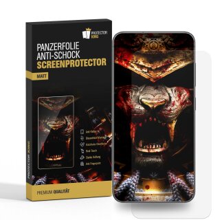5x Panzerfolie für Samsung Galaxy A54 5G Anti-Shock matt entspiegelt Displayschutz Schutzfolie Screen-Protector Anti-Reflex, Anti Stoß, Anti-Kratz, Anti-Schmutz