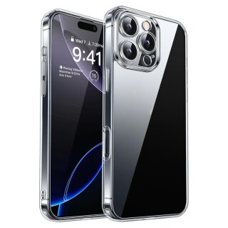 Schutzhülle für iPhone 16 Plus Kamera Case Panzerhülle Handyhülle Cover Tasche Transparent Smartphone Bumper