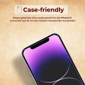 5x 9H Panzerglas für iPhone 12 HD KLAR echtes Tempered Glass Panzerfolie Displayschutz Schutzglas Hartglas Schutzfolie Screen-Protector