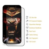 2x 9H Panzerglas für iPhone 16e FULL COVER HD KLAR echtes Tempered Glass Panzerfolie Displayschutz Schutzglas Hartglas Schutzfolie Screen-Protector
