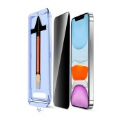 4x Blickschutz  9H Panzerglas für iPhone 16e Anti-Spy Privacy Montagehilfe Displayschutz Schutzglas Schutzfolie echtes Tempered Glass Screen-Protector