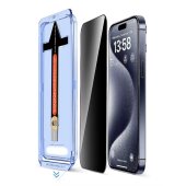 3x Blickschutz  9H Panzerglas für iPhone 16e Anti-Spy Privacy Montagehilfe Displayschutz Schutzglas Schutzfolie echtes Tempered Glass Screen-Protector