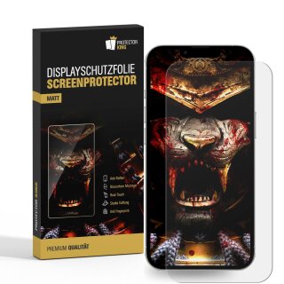 3x Displayschutz für iPhone 16e Anti-Reflex, matt, entspiegelt Schutzfolie Folie Screen-Protector