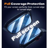 2x 24H Panzerglas für Apple Watch Series 10 42mm Full Curved HD KLAR mit Montagehilfe Displayschutz Schutzglas Schutzfolie Screen-Protector