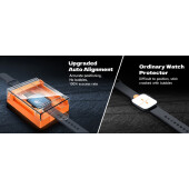 5x 24H Panzerglas für Apple Watch Series 10 46mm Full Curved HD KLAR mit Montagehilfe Displayschutz Schutzglas Schutzfolie Screen-Protector