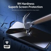 1x Blickschutz 9H Panzerglas für Samsung Galaxy S21 Full-Screen-Protector Anti-Spy Privacy Sichtschutz Tempered Hartglas Schutzglas Displayschutz
