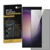 1x Blickschutz 9H Panzerglas für Samsung Galaxy S24 Ultra Full-Screen Anti-Spy Privacy Tempered Hartglas Schutzglas Displayschutz Screen-Protector