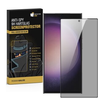 3x Blickschutz 9H Panzerglas für Samsung Galaxy S24 Ultra Full-Screen Anti-Spy Privacy Tempered Hartglas Schutzglas Displayschutz Screen-Protector