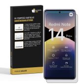 5x 9H Panzerglas für Xiaomi Redmi Note 14 Pro Plus Full-Curved HD klar echtes Tempered Glass Panzerfolie Displayschutz Schutzglas Hartglas Schutzfolie Screen-Protector