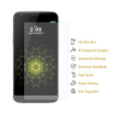 1x 9H Hartglasfolie für LG G5 Panzerfolie Displayglas Schutzglas HD Ultra KLAR Panzerglas Schutzfolie