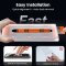 5x 9H Panzerglas für Samsung Galaxy S25 Edge HD klar Auto Dust Elimination Montagehilfe Displayschutz Schutzglas Schutzfolie echtes Tempered Glass Screen-Protector