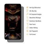 6x Blickschutz 9H Panzerglas für Xiaomi 15 Full-Cover Anti-Spy Privacy Sichtschutz echtes Tempered Glass Schutzfolie Schutzglas Displayschutz Screen-Protector