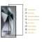 4x Keramik-Glass für Samsung Galaxy S25 Ultra FULL COVER HD KLAR Ceramic Displayschutz Schutzfolie Anti-Schmutz, Anti-Kratz, Anti-Shock, Screen-Protector
