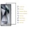 5x Keramik-Glass für Samsung Galaxy S25 Ultra FULL COVER HD KLAR Ceramic Displayschutz Schutzfolie Anti-Schmutz, Anti-Kratz, Anti-Shock, Screen-Protector