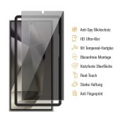 2x Blickschutz 9H Panzerglas für Samsung Galaxy S25 Ultra Anti-Spy Privacy Tempered Glass Schutzglas Screen-Protector