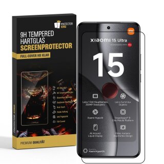 1x 9H Panzerglas für Xiaomi 15 Ultra Full-Curved HD klar echtes Tempered Glass Displayschutz Schutzglas Schutzfolie Screen-Protector