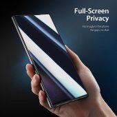 1x Blickschutz 9H Panzerglas für Xiaomi 15 Ultra Full-Curved Anti-Spy Privacy echtes Tempered Glass Schutzglas Displayschutz Screen-Protector