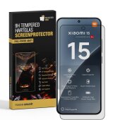 6x 9H Panzerglas für Xiaomi 15 FULL COVER matt...