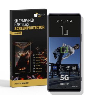 5x 9H Panzerglas für Sony Xperia 1 III HD klar echtes Tempered Glass Panzerfolie Displayschutz Schutzglas Hartglas Schutzfolie Screen-Protector