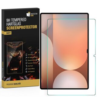 4x 9H Panzerglas für Samsung Galaxy Tab S10 FE Plus matt Anti-Reflex entspiegelt echtes Tempered Glass Panzerfolie Displayschutz Schutzglas Hartglas Schutzfolie Screen-Protector