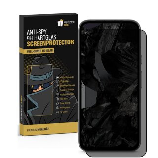 1x Blickschutz 9H Panzerglas für Google Pixel 8a Full-Cover Anti-Spy Privacy Sichtschutz echtes Tempered Glass Schutzfolie Schutzglas Displayschutz Screen-Protector