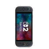 2x Panzerfolie für Nintendo Switch 2 Anti-Shock matt entspiegelt Splitterschutz Displayschutz Schutzfolie Screen-Protector