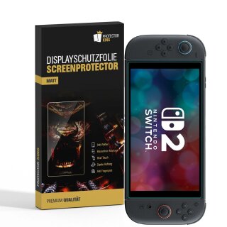 1x Displayschutz für Nintendo Switch 2 Anti-Reflex, matt, entspiegelt Schutzfolie Folie Screen-Protector