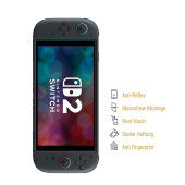 3x Displayschutz für Nintendo Switch 2 Anti-Reflex, matt, entspiegelt Schutzfolie Folie Screen-Protector