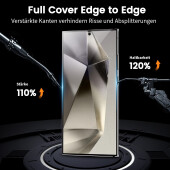 5x 9H Panzerglas für Samsung Galaxy S25 Ultra 3D KLAR Staubfreie Magic-Box echtes Tempered Glass Schutzglas Displayschutz Schutzfolie Screen-Protector