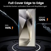 6x 9H Panzerglas für Samsung Galaxy S25 Ultra 3D KLAR Staubfreie Magic-Box echtes Tempered Glass Schutzglas Displayschutz Schutzfolie Screen-Protector