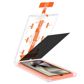 1x Blickschutz 9H Panzerglas für Samsung Galaxy S25 Ultra Full-Screen Anti-Spy Privacy Auto Staubentfernung Schutzglas Displayschutz Schutzfolie Screen-Protector