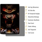 2x Blickschutz 9H Panzerglas für Samsung Galaxy Tab S10 FE Anti-Spy Privacy Sichtschutz echtes Tempered GlassSchutzglas Displayschutz Screen-Protector