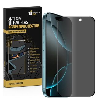 6x Blickschutz 9H Panzerglas für iPhone 17 Pro Full Screen  Anti-Spy Privacy Sichtschutz echtes Tempered Glass Schutzfolie Schutzglas Displayschutz Screen-Protector