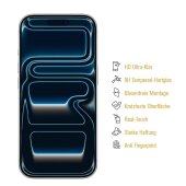 1x 9H Panzerglas für iPhone 17 Pro HD klar Nano Tempered Glass Displayschutz Schutzglas Schutzfolie Screen-Protector
