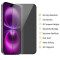 5x Blickschutz 9H Panzerglas für iPhone 17 Pro Max Anti-Spy Privacy Sichtschutz Tempered Glass Schutzglas Displayschutz Schutzfolie Screen-Protector