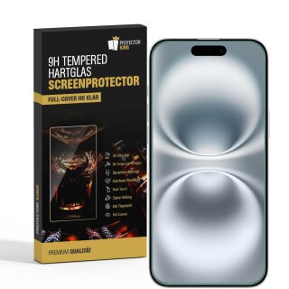 2x 9H Panzerglas für iPhone 17 3D A++ Full-Screen Tempered Glass Displayschutz Screen-Protector