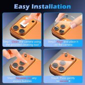 4x Kameraschutz für iPhone 17 Pro HD klar Tempered 9H Panzerglas Linse Kamerafolie