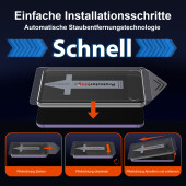 3x 9H Panzerglas für Samsung Galaxy A52s HD KLAR Full-Screen Protector Auto Dust Elimination Tempered Glass Displayschutz