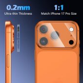 5x Kameraschutz für iPhone 17 Pro Max HD klar Tempered 9H Panzerglas Linse Kamerafolie Screen-Protector