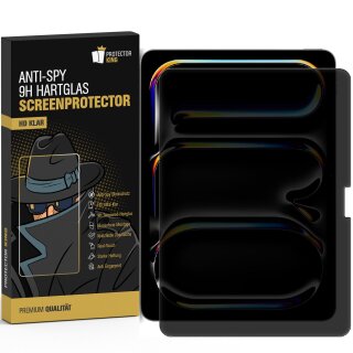 1x Blickschutz 9H Panzerglas für iPad Pro 13 2025 Anti-Spy Privacy Tempered Glass Schutzglas Displayschutz Schutzfolie Screen-Protector