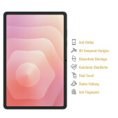 1x 9H Panzerglas für Samsung Galaxy Tab S10 Lite matt Anti-Reflex entspiegelt Tempered Glass Displayschutz Schutzglas Screen-Protector