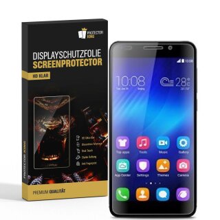 4x Displayschutzfolie für Huawei Honor 6  Displayfolie Schutzfolie HD ULTRA KLAR
