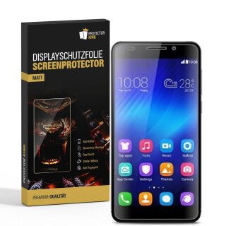 4x Displayschutzfolie für Huawei Honor 6 ANTI-REFLEX Displayfolie MATT
