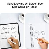 6x Paperfeel für Samsung Galaxy Tab A11 Displayschutz Schreiben Malen Skizzieren matt Anti-Reflex entspiegelt Screen-Protector