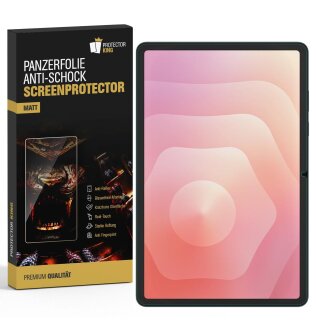 2x Panzerfolie Samsung Galaxy Tab A11 Anti-Shock anti-reflex matt entspiegelt Displayschutz Schutzfolie Screen-Protector